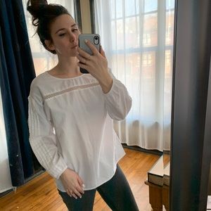 Banana Republic White Blouse